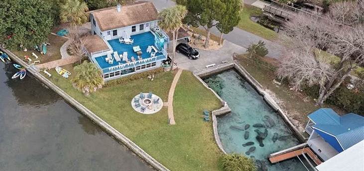Florida Dream Home for Sale Comes with Its Own Manatee Paradise