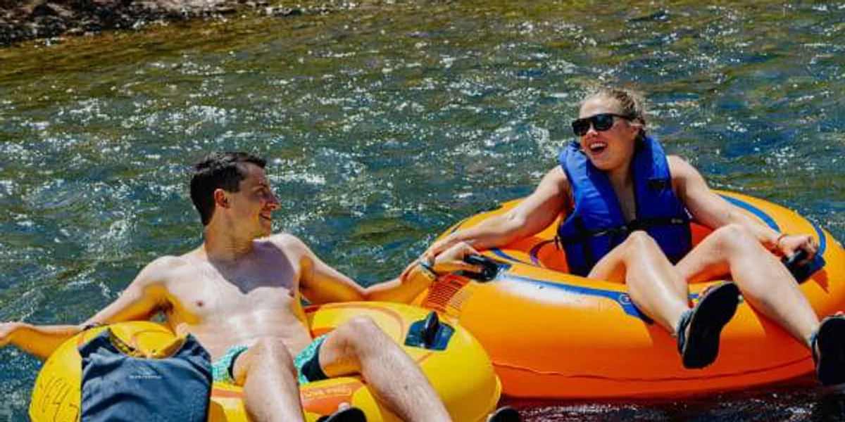 Teen Tubing Down River Reaches Hand Into Water — And A Week-Old Baby Clings On